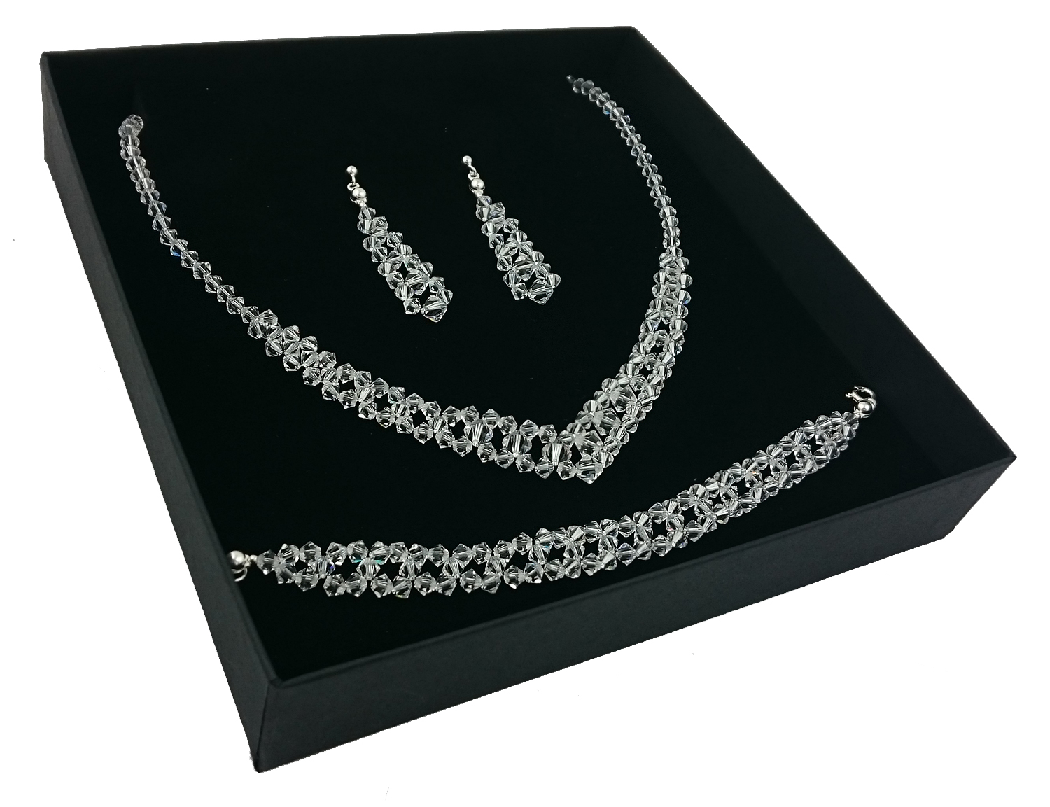 Svadobná súprava z Swarovski Crystals 855