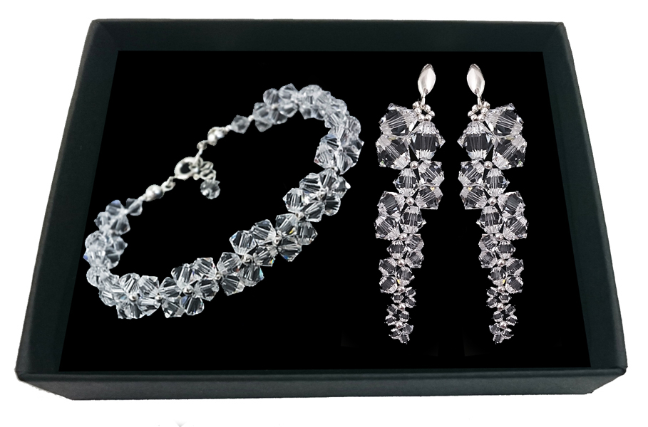 Svadobná súprava z kryštálov Swarovski Arteo 1995