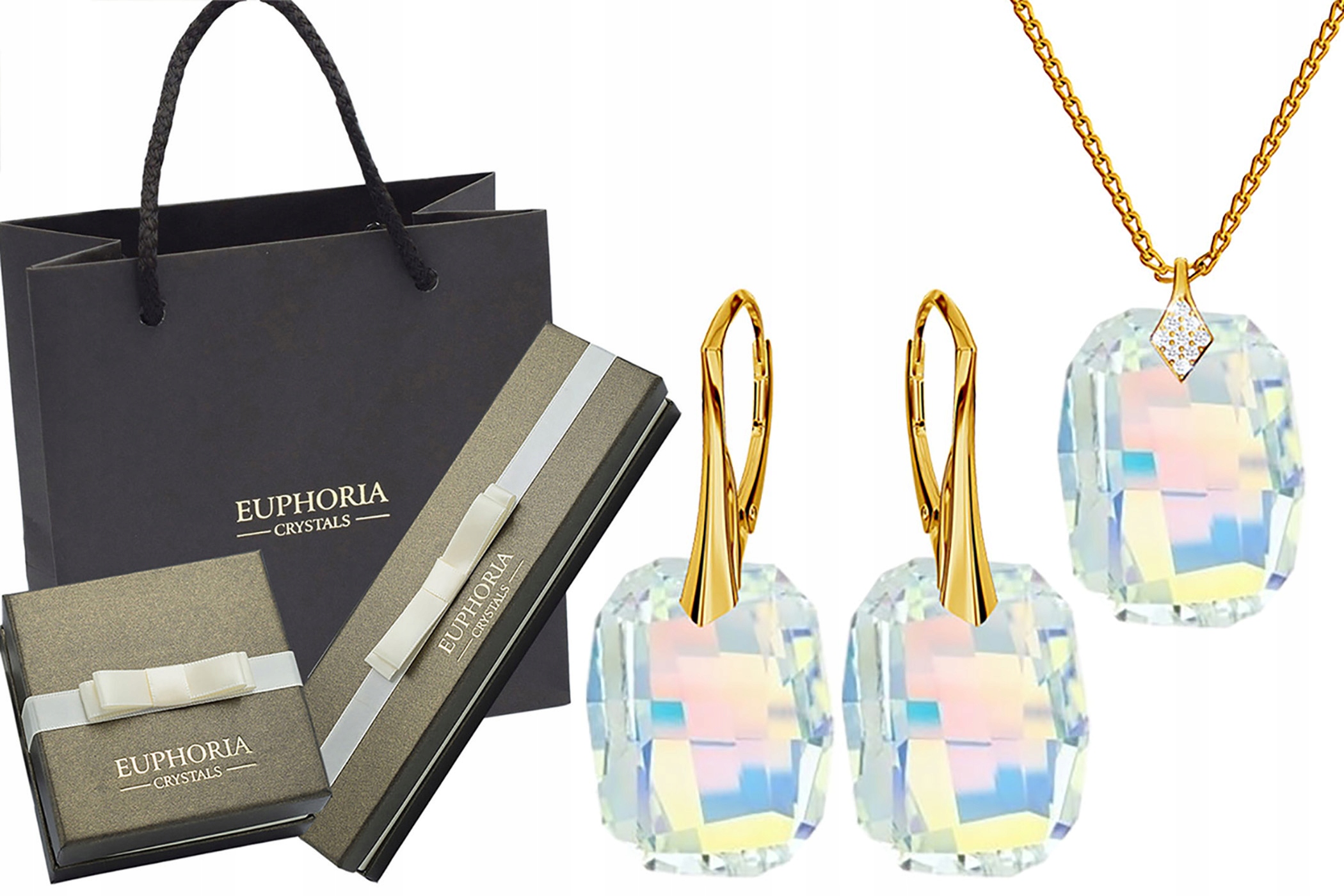 Golden Graphic Set Swarovski Silver 925