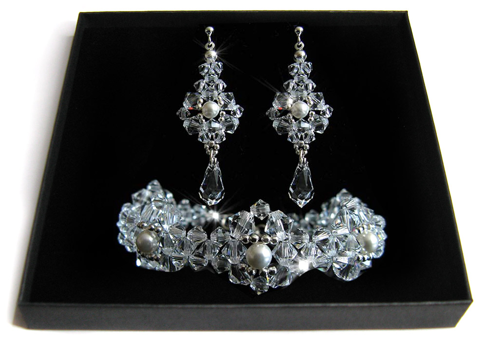Sada kryštálov z palety SWAROVSKI Crystal