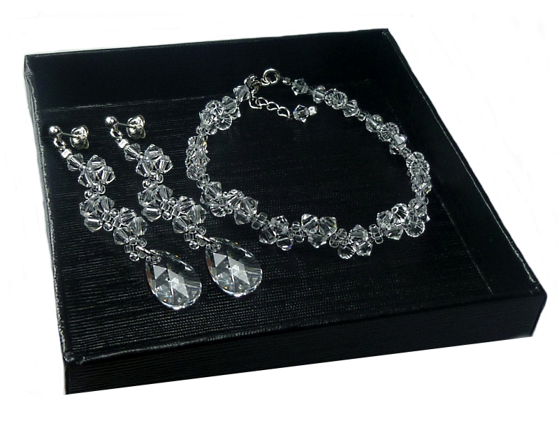 Svadobná sada kryštály SHINY SWAROVSKI TOHO 1
