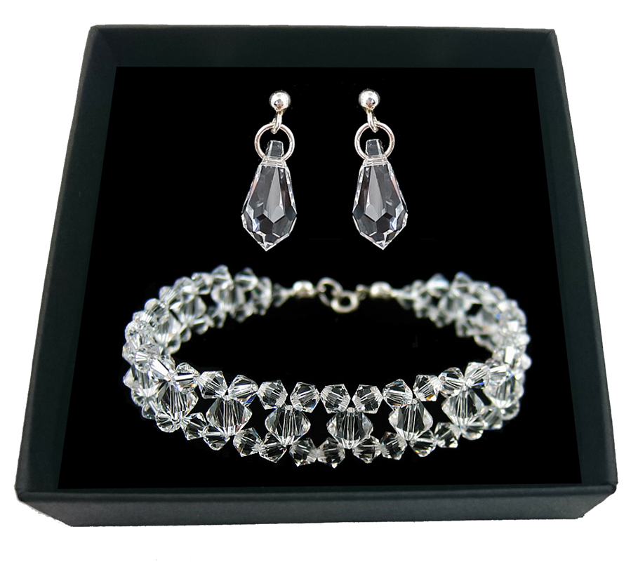 Svadobná súprava z Swarovski Crystals 1967