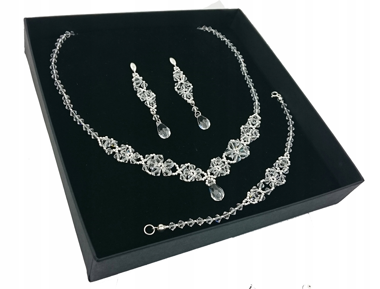 Svadobná súprava z kryštálov Swarovski Arteo 1780