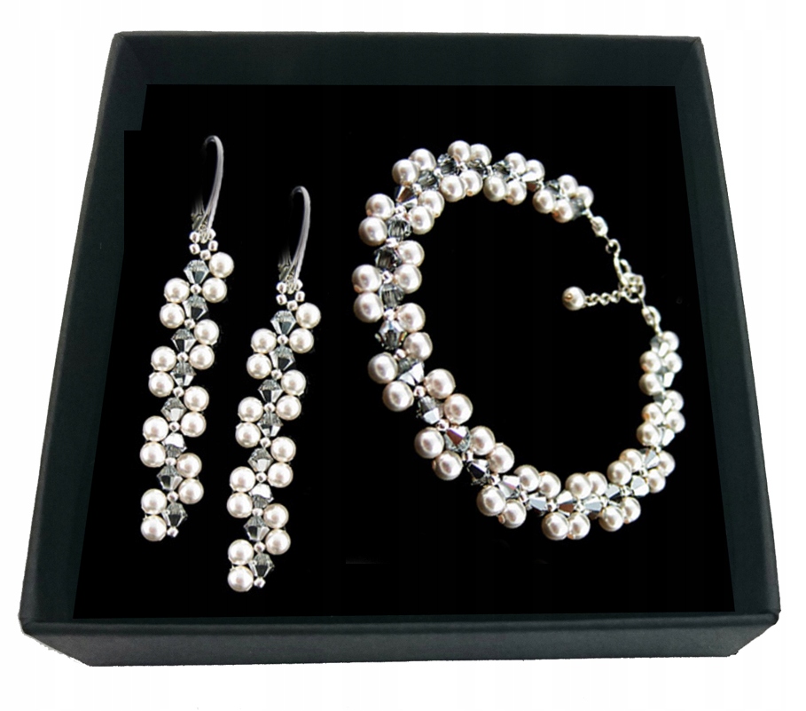 Svadobná sada kryštálov a perál SWAROVSKI 1693