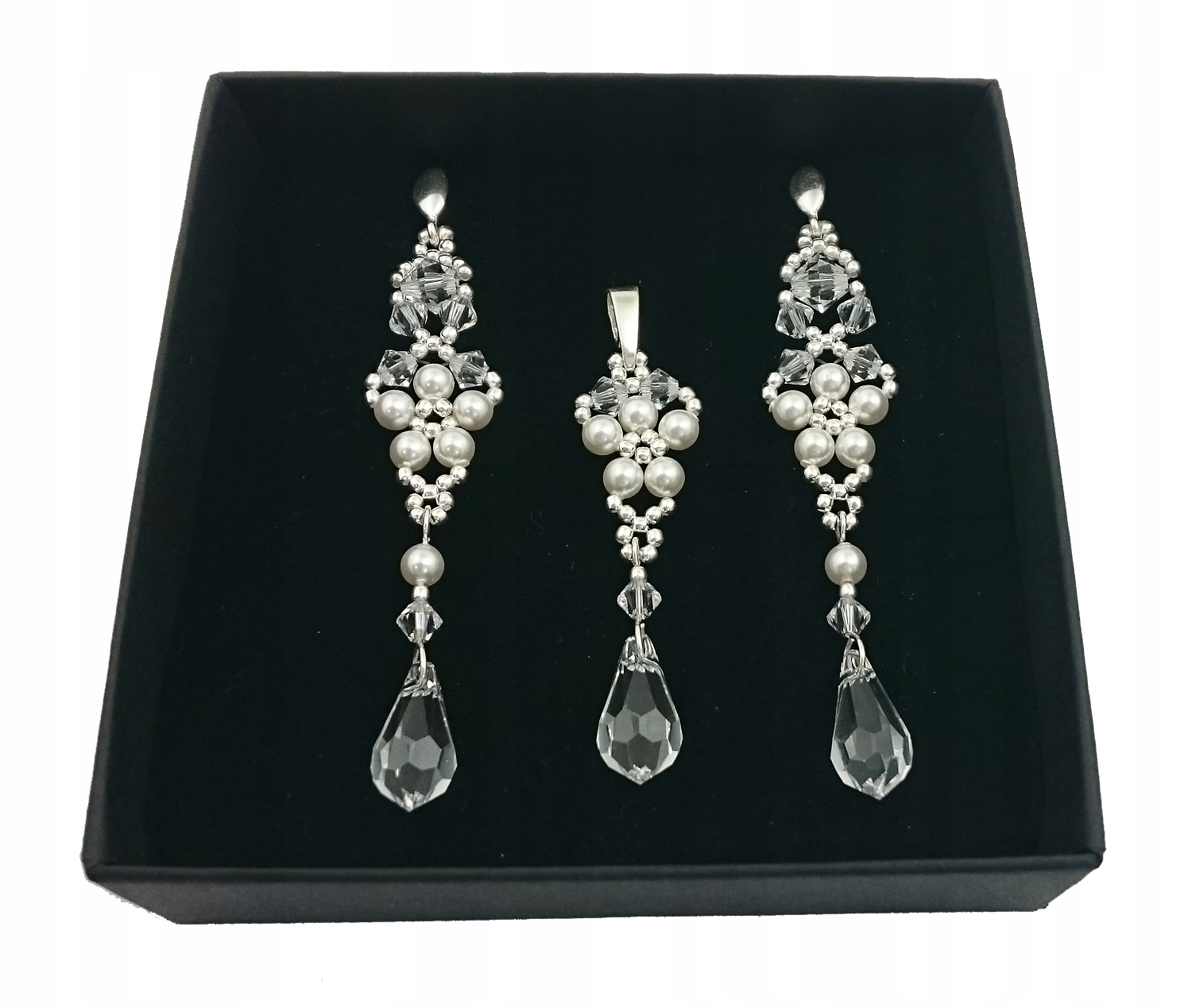 Svadobná sada kryštálov a perál SWAROVSKI 1712