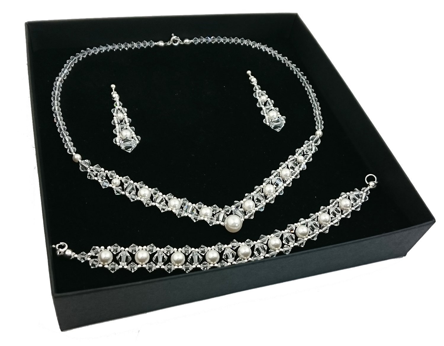 Svadobná sada kryštálov a perál SWAROVSKI 563