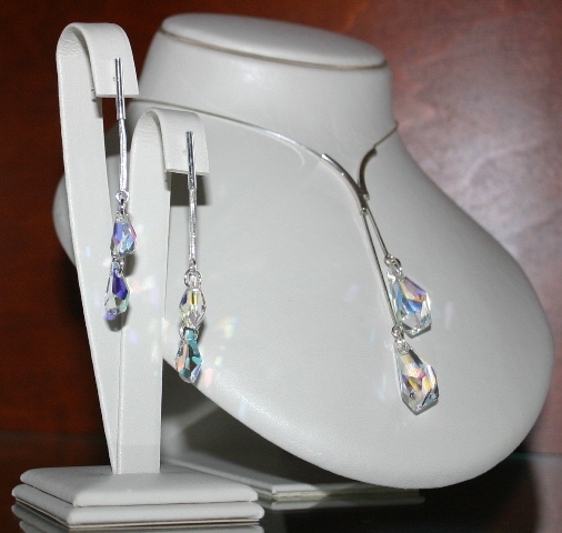 Beauty OneDay 2 SWAROVSKI ELEMENTS strieborná sada