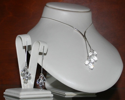 Beauty OneDay 3 SWAROVSKI ELEMENTS strieborná sada