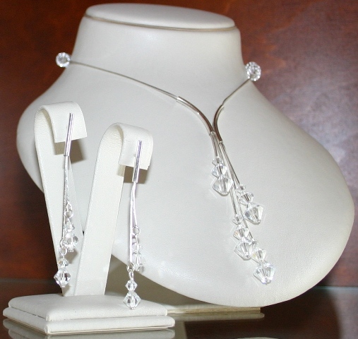 Sada krásy OneDay 4 SWAROVSKI ELEMENTS strieborná sada