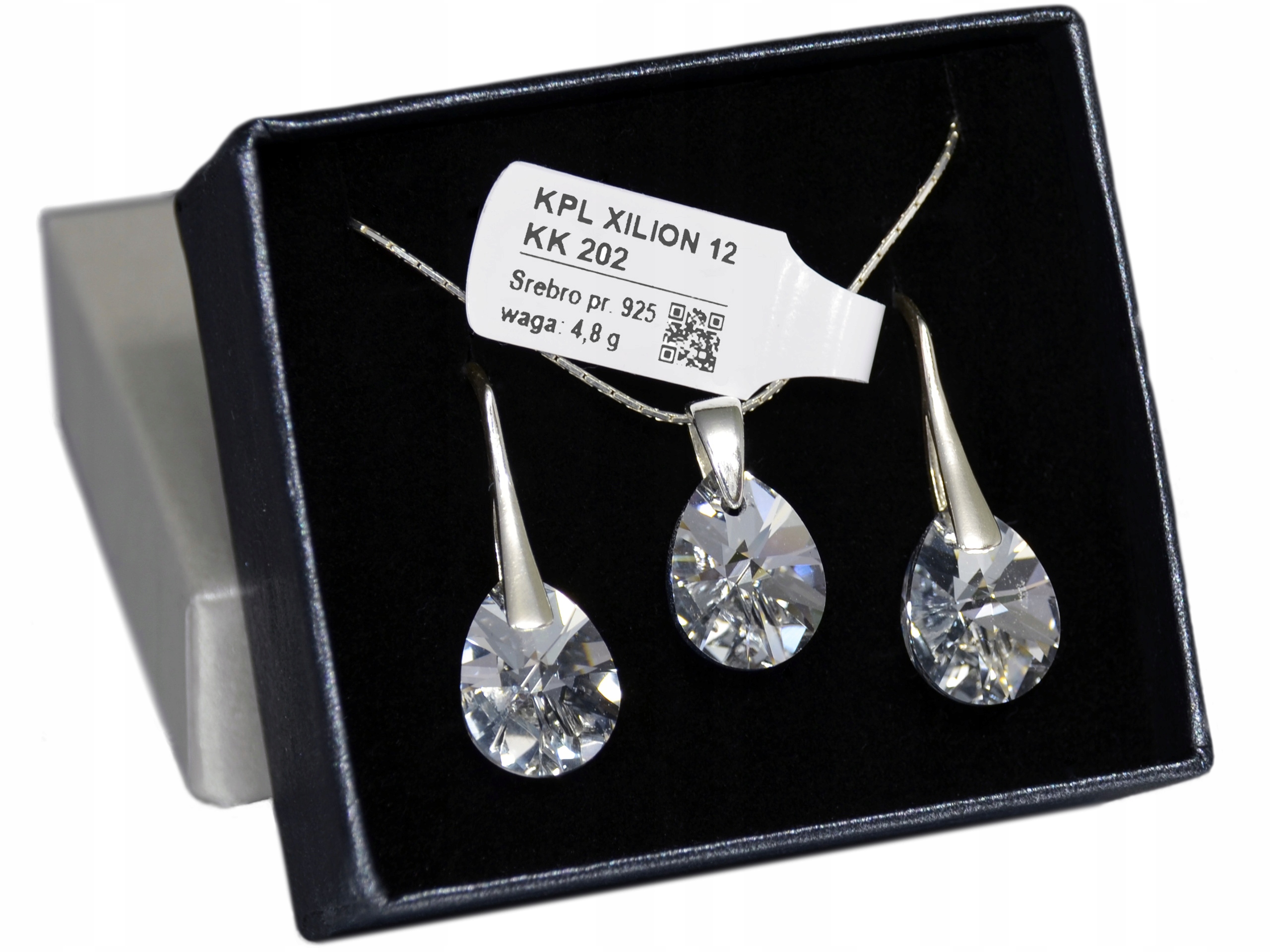 Strieborné šperky s kryštálmi Swarovski