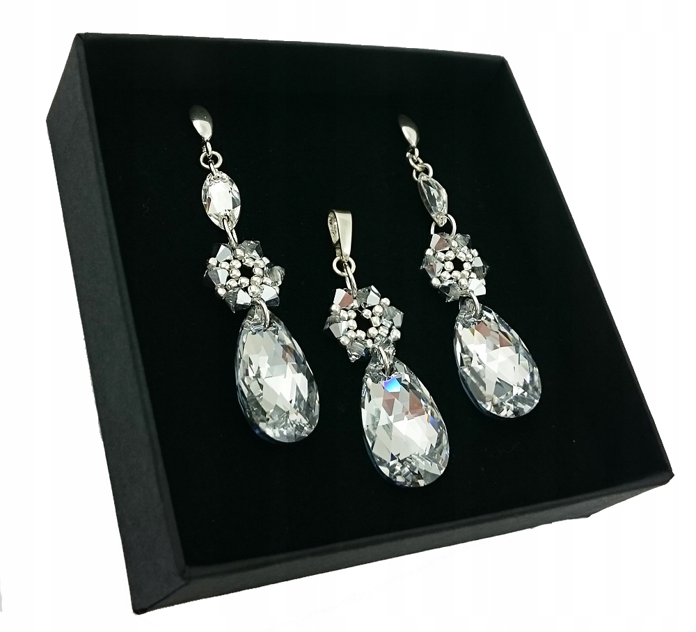 Sada kryštálov SWAROVSKI srdce CAL 1699