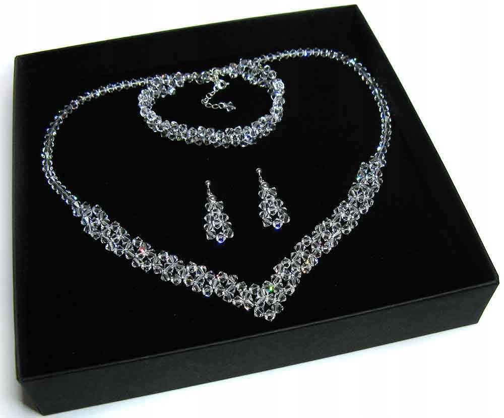 Sada vyrobená z kryštálov Swarovski 500 CRYSTAL