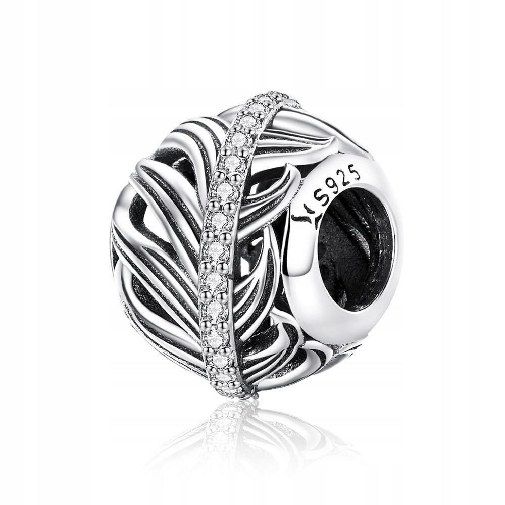Korálky pre Pandora striebro 925, list