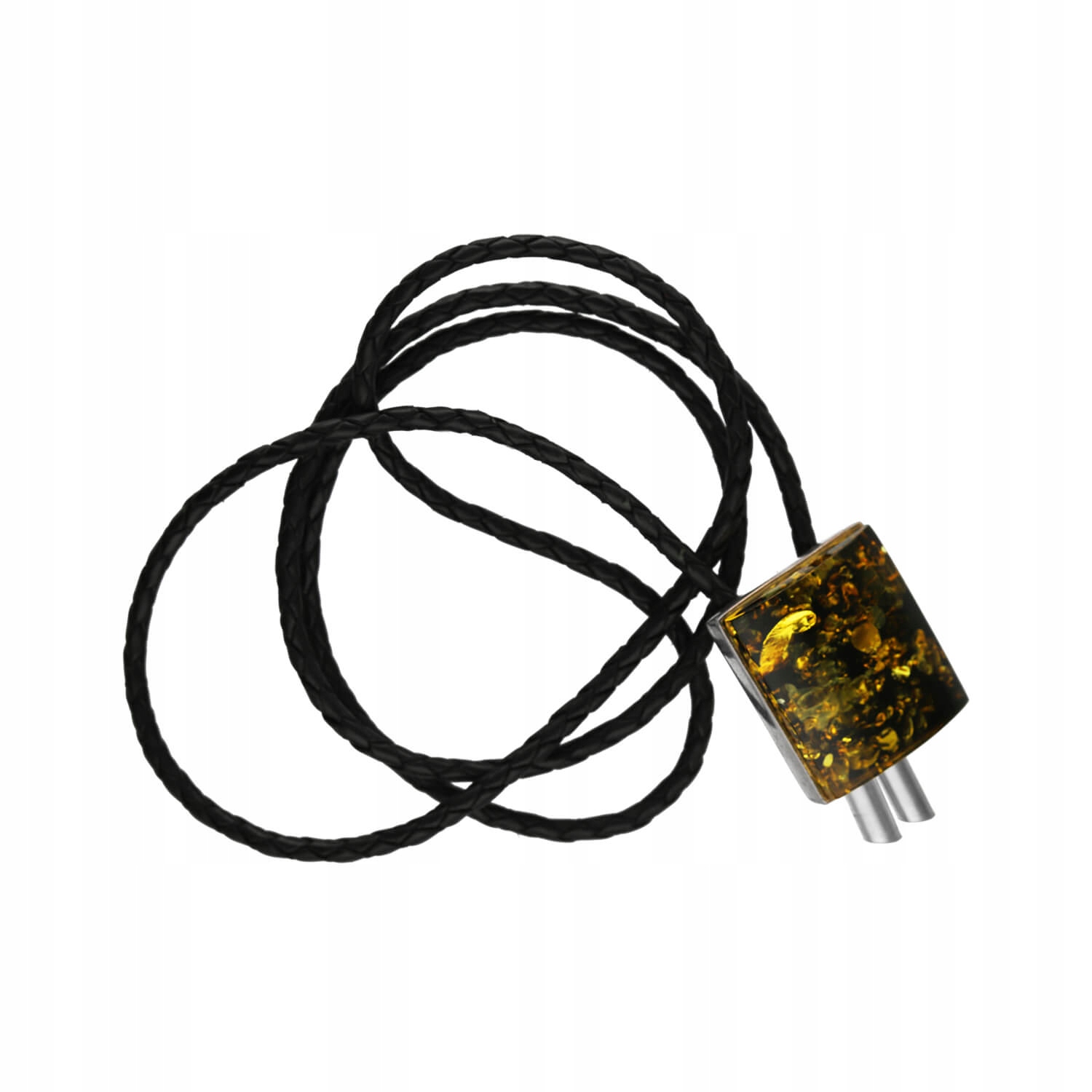 Bollo kravata so zelenou A129 Amber