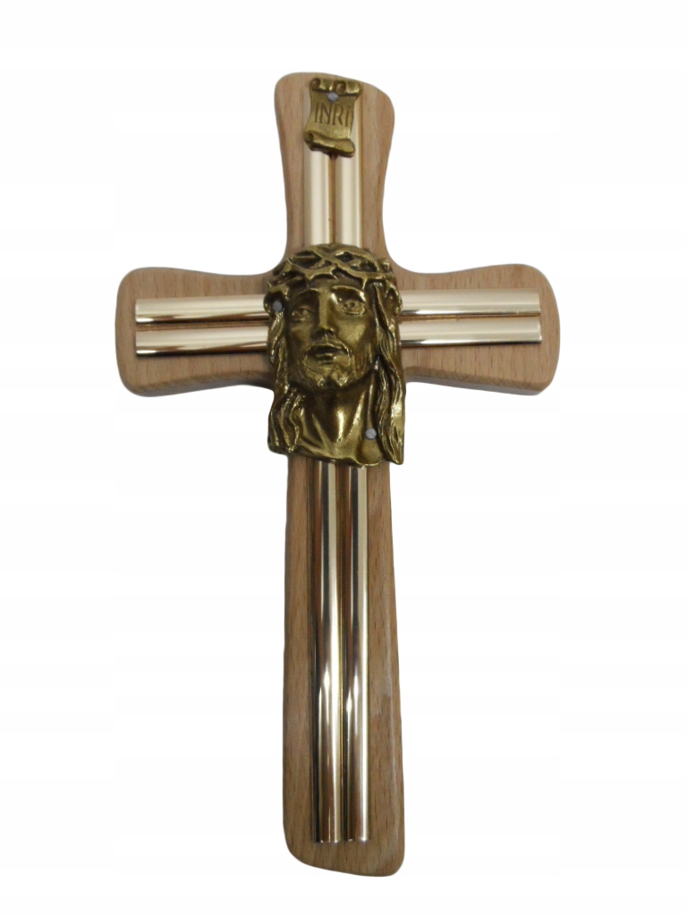 Drevený visiaci kríž H20cm ... - 57174