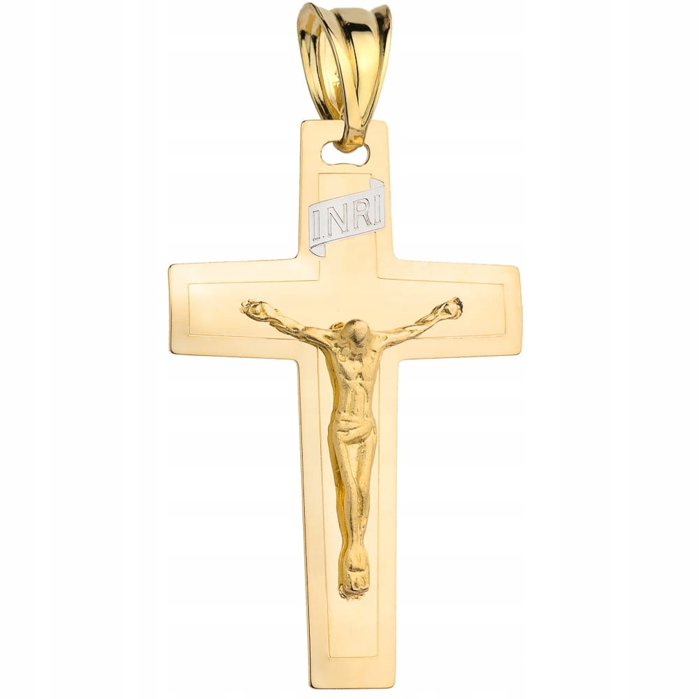 Zlatý kríž s Ježišom na kríži PR. 585