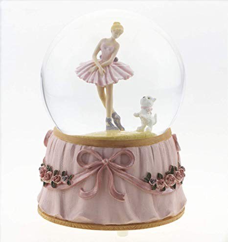 Music box lopta s balerínou 15,5 cm
