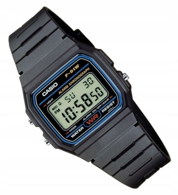 Unisex hodinky - Kultové retro hodinky Casio F-91W 1yer Oldschool