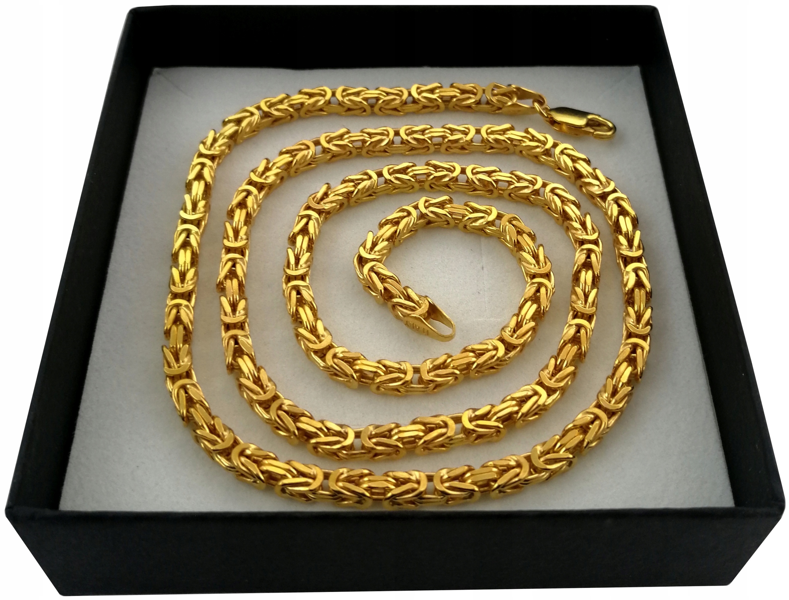 Kráľovský reťazec Rystanty Silver + 24 Carats