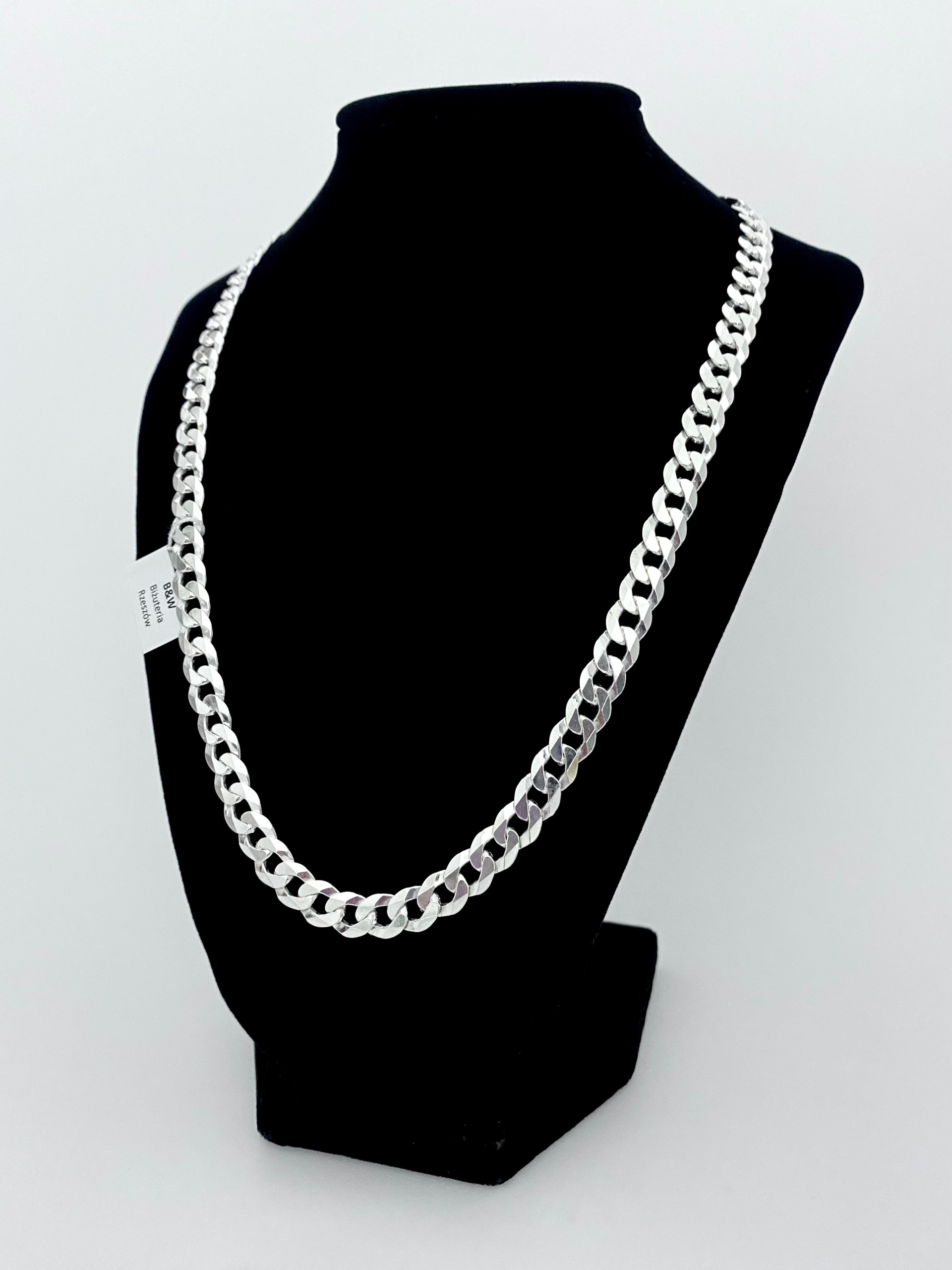 Strieborný mužský reťazec 8,0 mm 60 cm PR 925