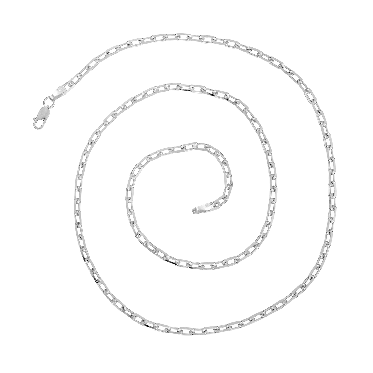 Strieborný reťazec Ankier 100 cm 3,1 mm strieborný 925