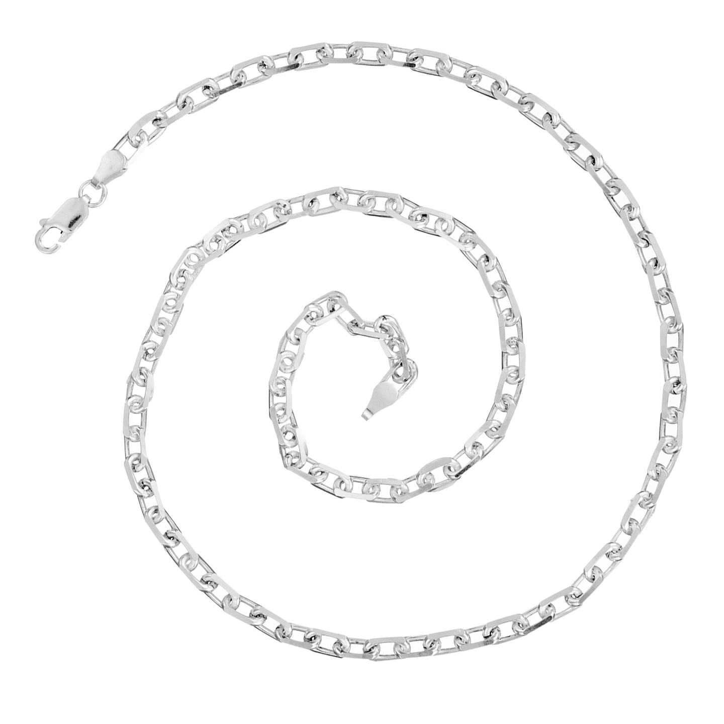 Strieborný reťazec Ankier 55 cm 3,6 mm Striebro 925