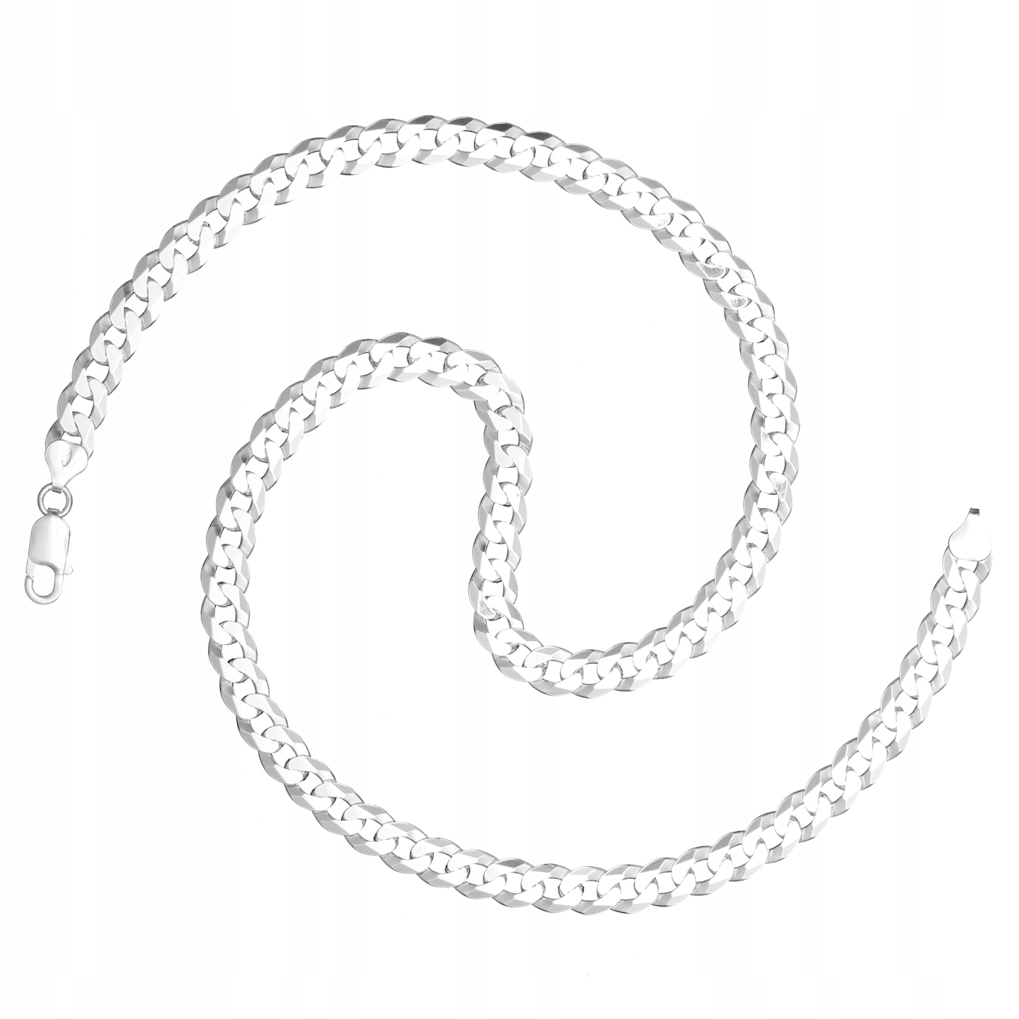 Strieborný reťazec 55 cm 8,4 mm