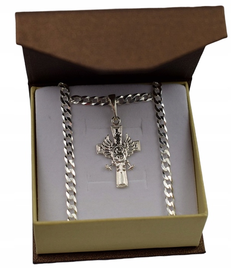 Pankurik strieborného reťazca +kríž /- 50% /zadarmo
