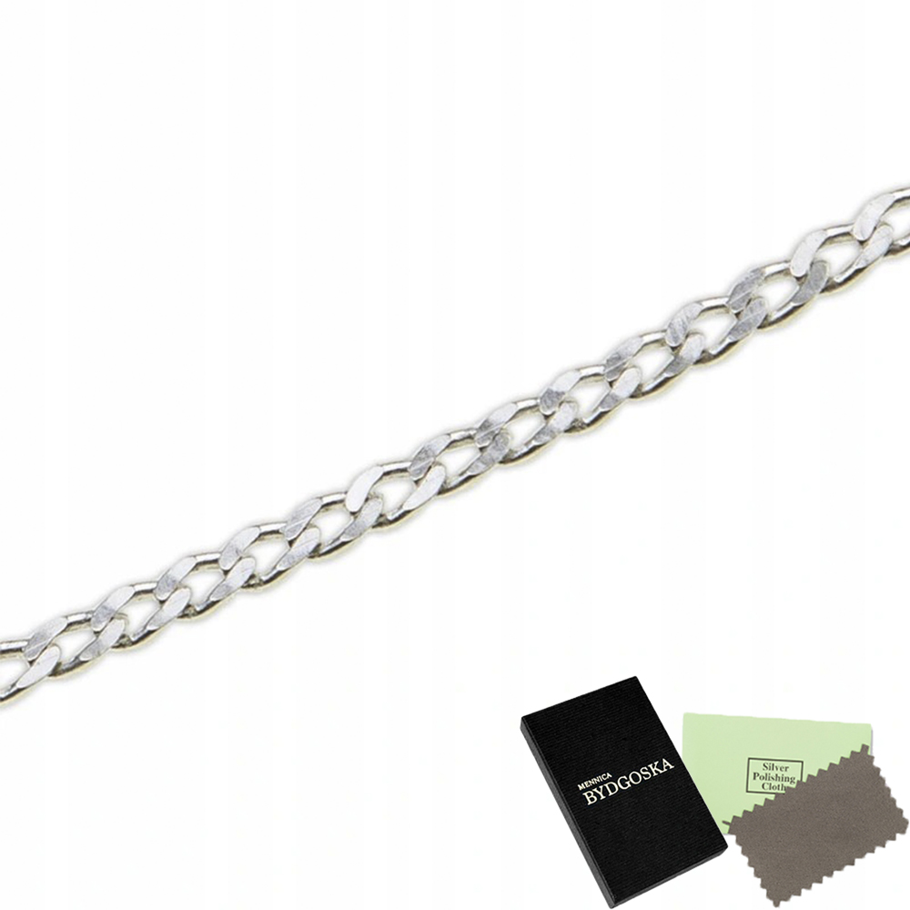 Strieborný reťazec PR925 TREMEK 55 cm mužov mužov