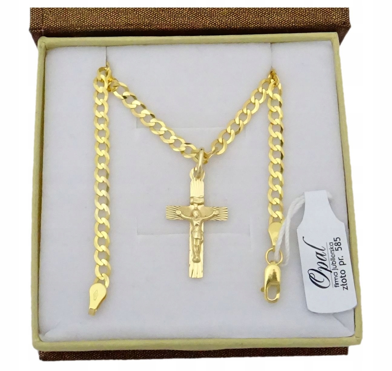 Reťazec Golden Pacer+Medal 585/55 cm gravírovanie