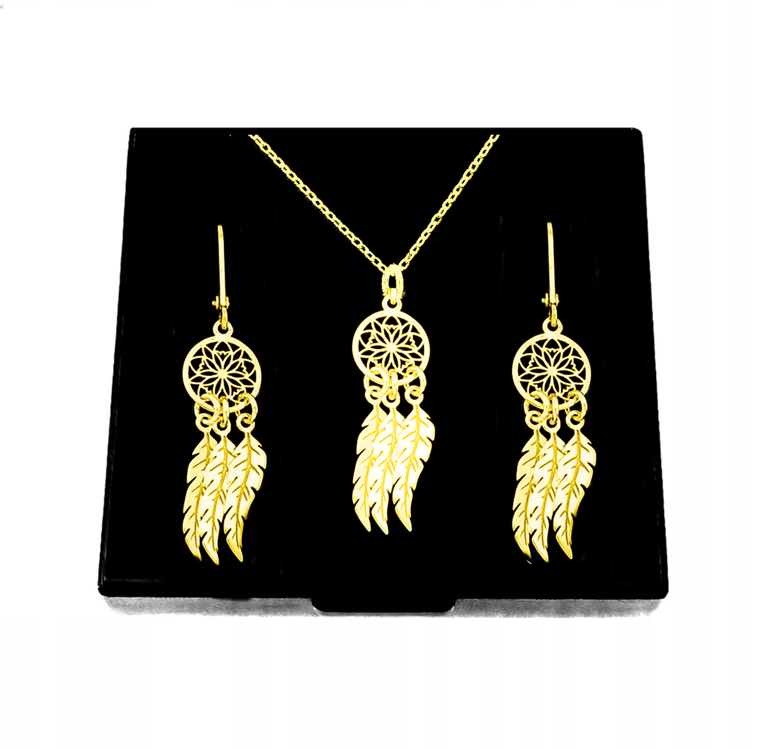 Dream Catcher Set 2in1 Silver 925 Golden Box