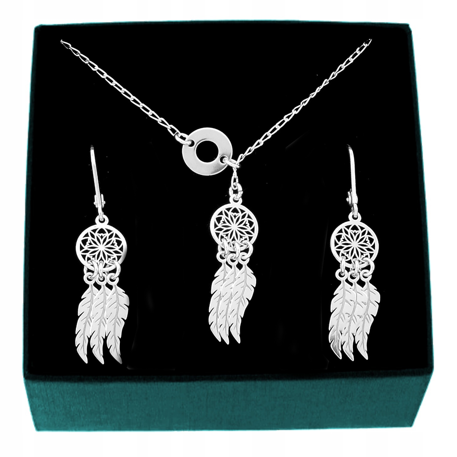 Dream Catcher Set Silver 925 Box
