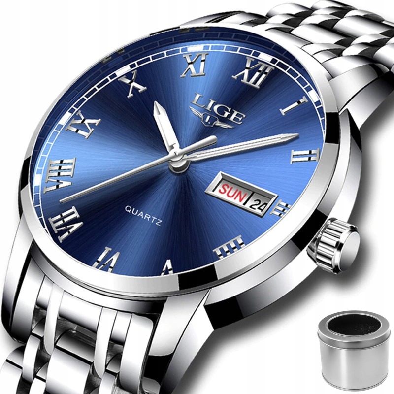Pánské hodinky - Lige Elegantné hodinky Pánske pečiatka + box