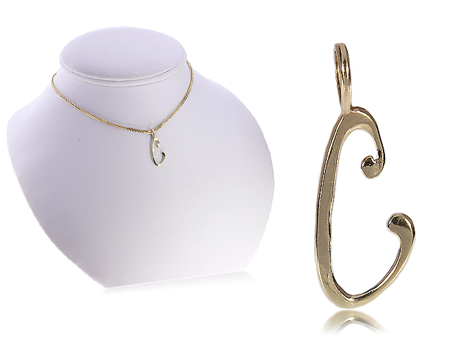List C Gold Pendant 585 pre reťaz LGZ138