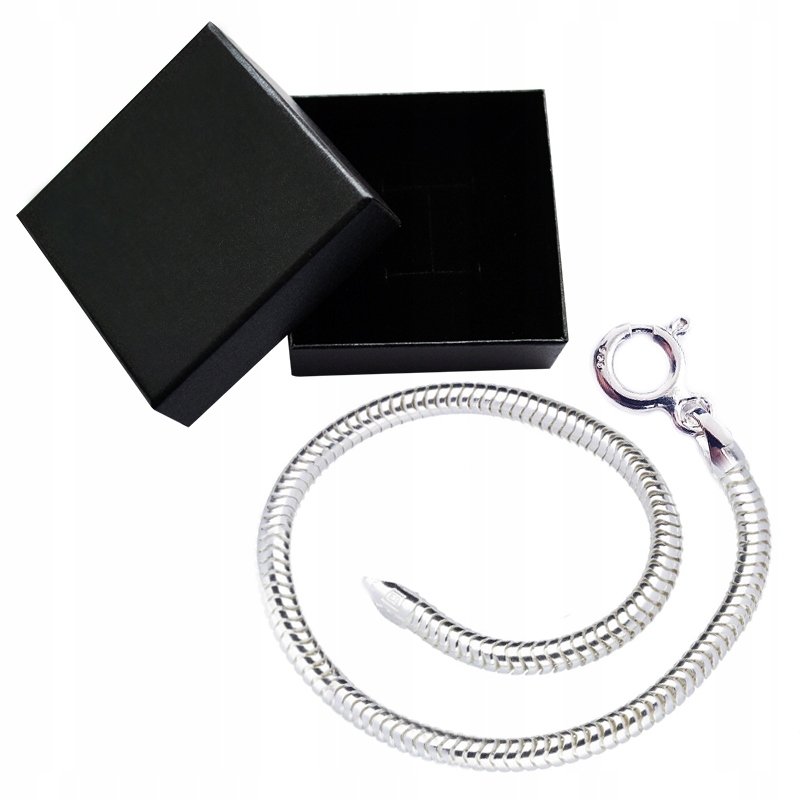 LITLE BEADS náramok -21cm- strieborný 925 (j1255)