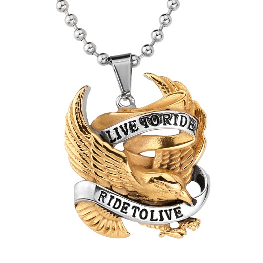 Live To Ride - Ride to Live Pendant Eagle Motor
