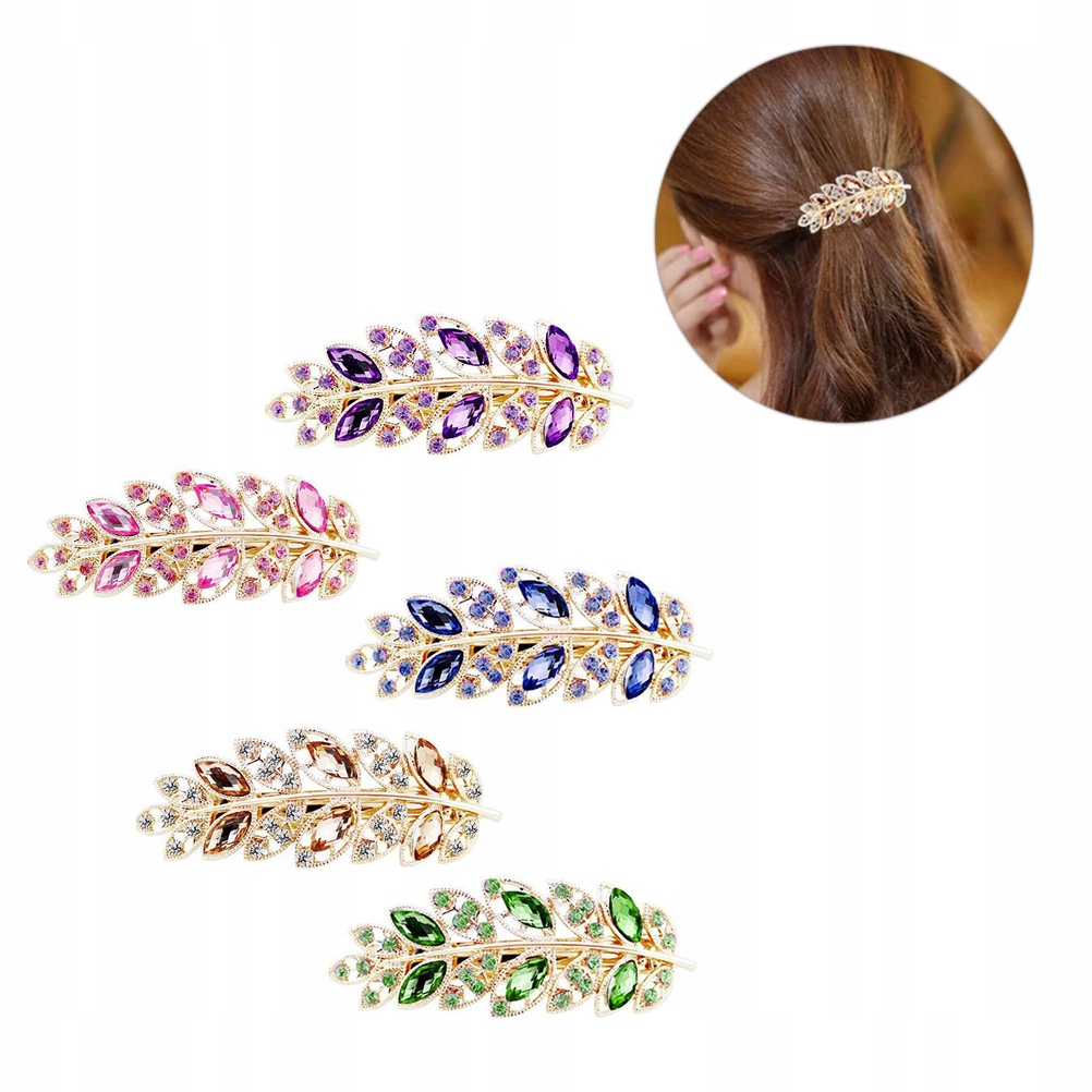 Lirrose Rorestony Hair Barrettes francúzsky klip