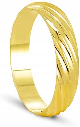 Šírka prsteňa Lux 3,5 mm, 17,6 mm zlato 18Ct 750