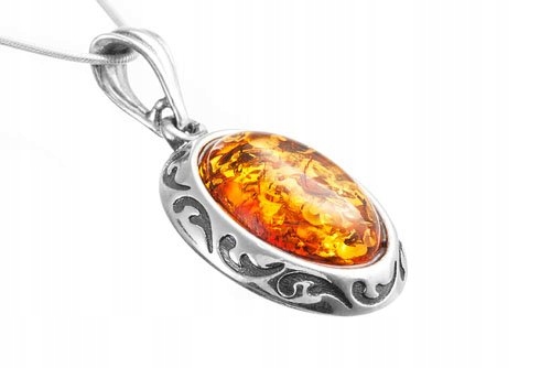 Lux Pendant Pendant Silver 925 Amber +zadarmo