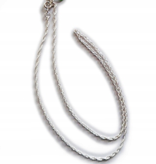 Strieborný reťazec 45 cm 3g - 39535