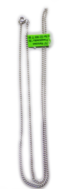 Strieborný reťazec 60 cm obrnený 4,6 g - 23629