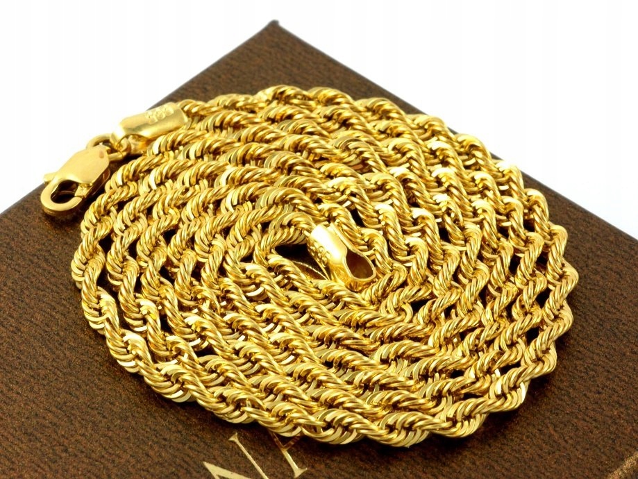 Reťazový šnúrku s hustotou 50 cm zlato 585 14ct