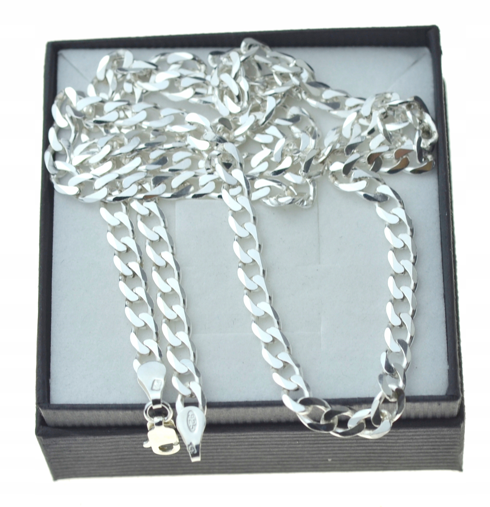 Strieborný reťazec pánsky stimulátor 50 cm 4,2 mm striebro