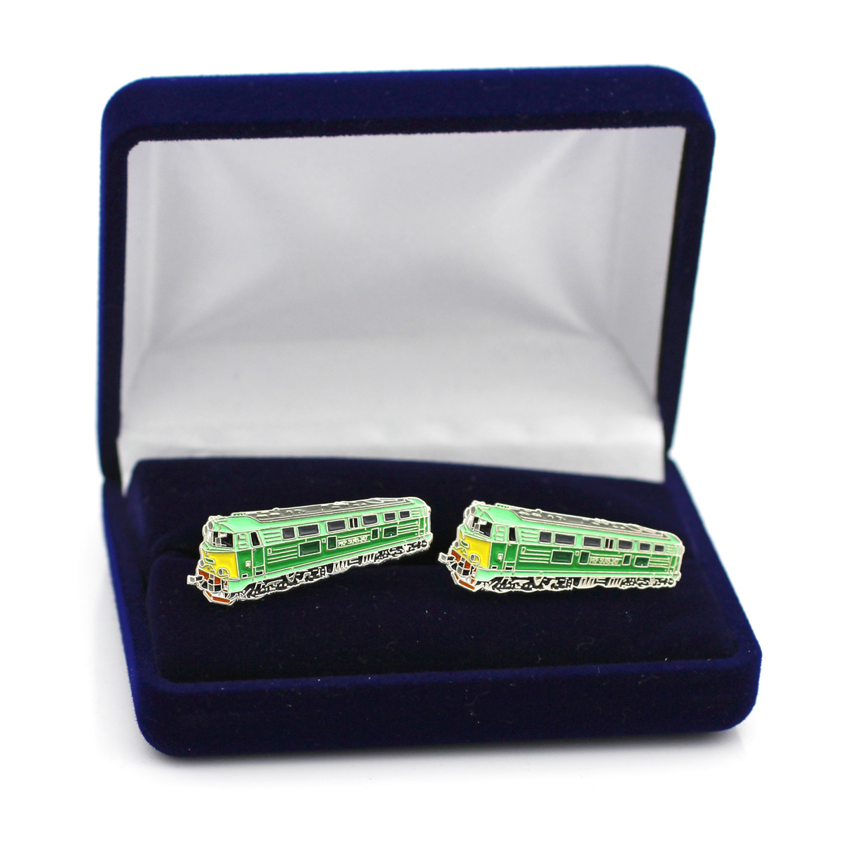 Lokomotíva SU45-247 PKP Cufflinks + Case