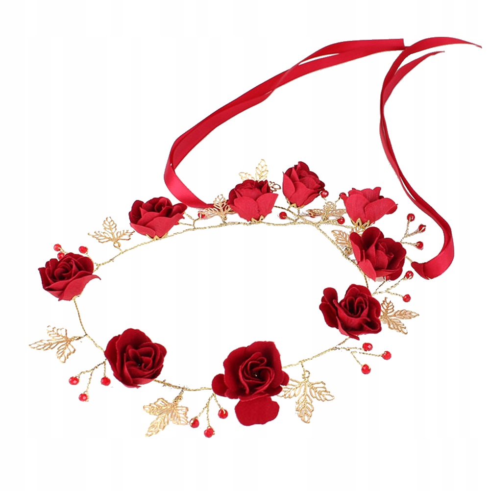 Lirrose Svadba červená kvetina Rose so zliatinou