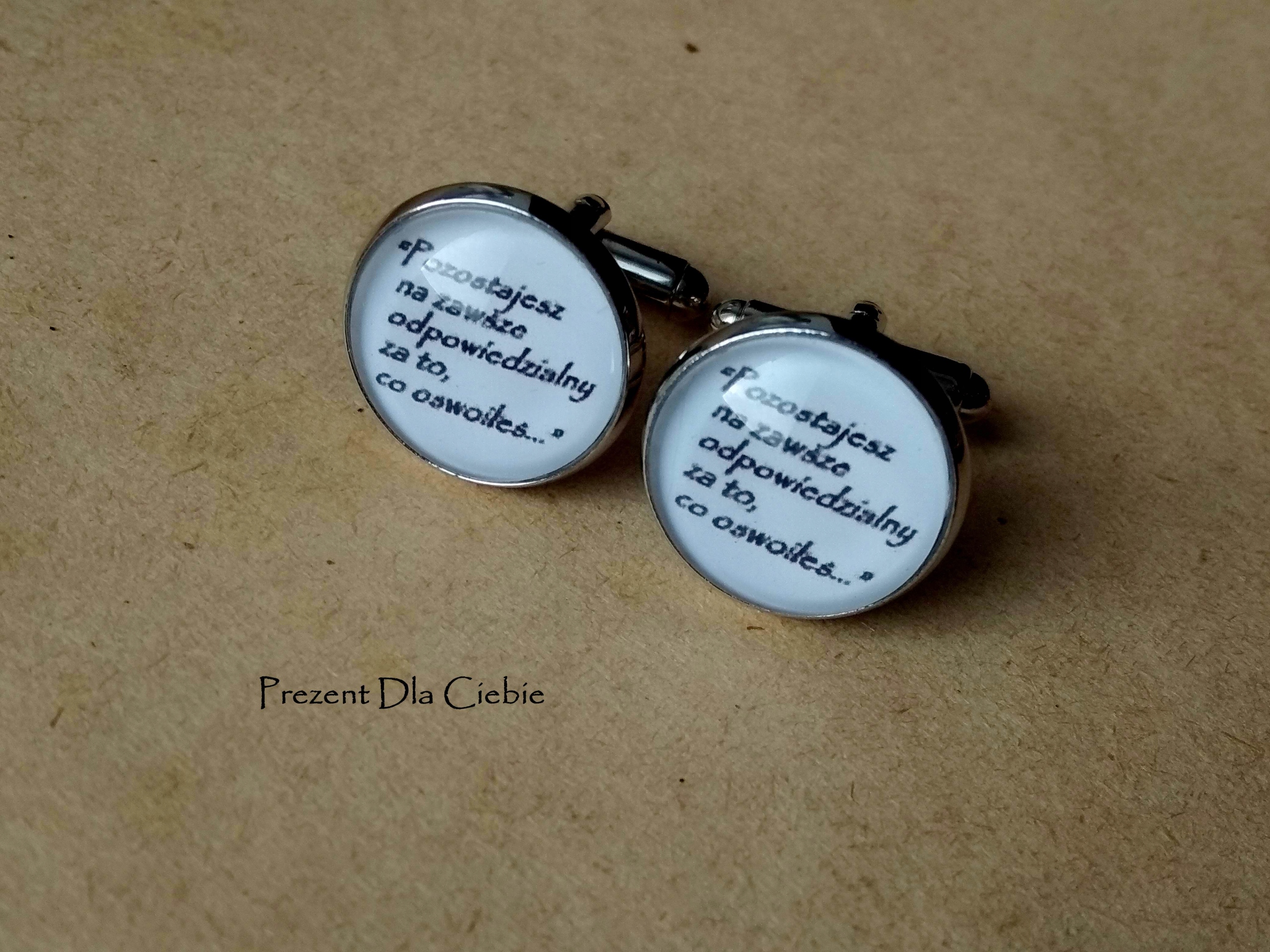 Little Prince Citát Cufflinks Box