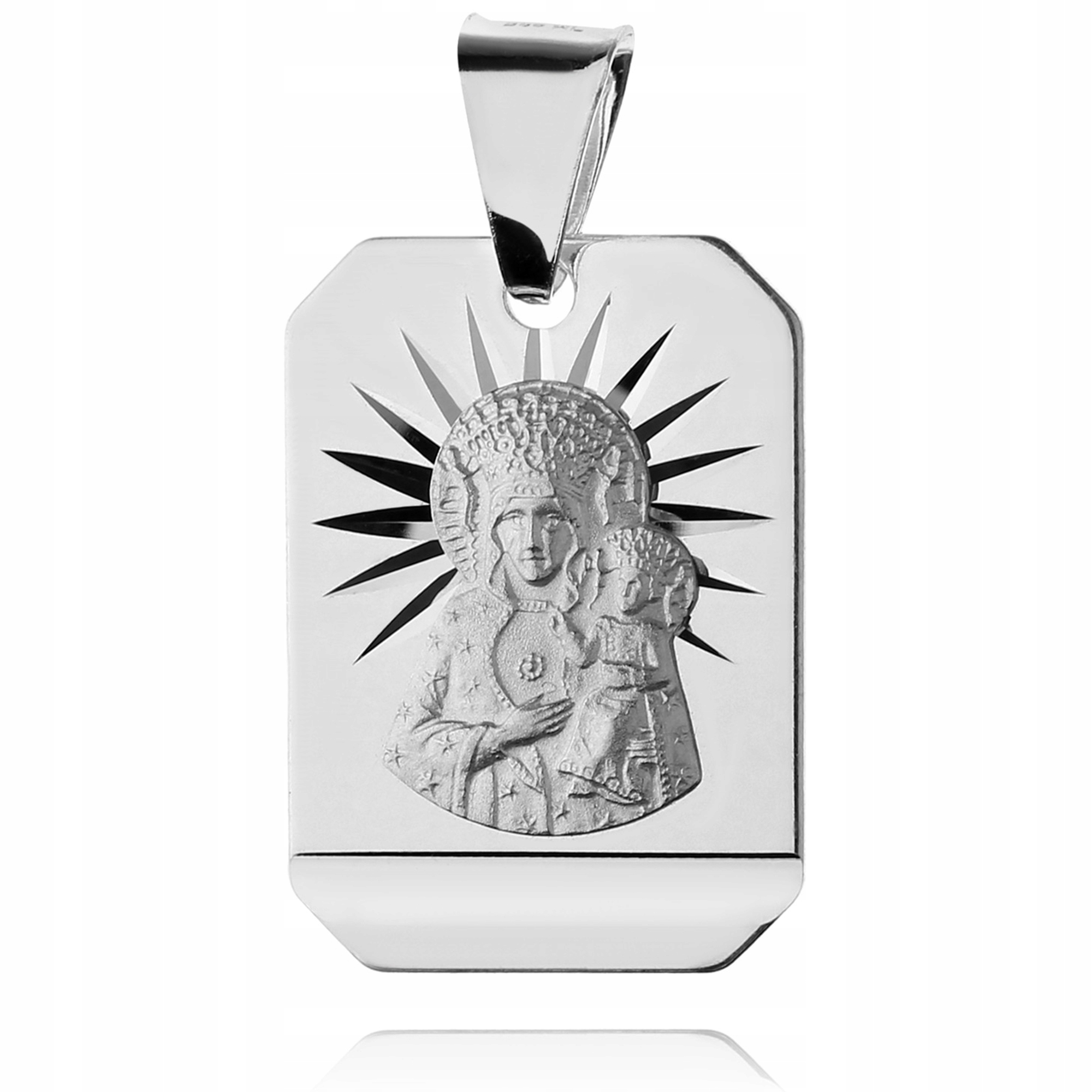 Matka Božia, CZĘSTOCHOWA SILVER MEDALIK, SILVER