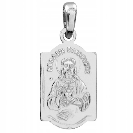 Scapular Medal s Ježišom Mary Silver 925