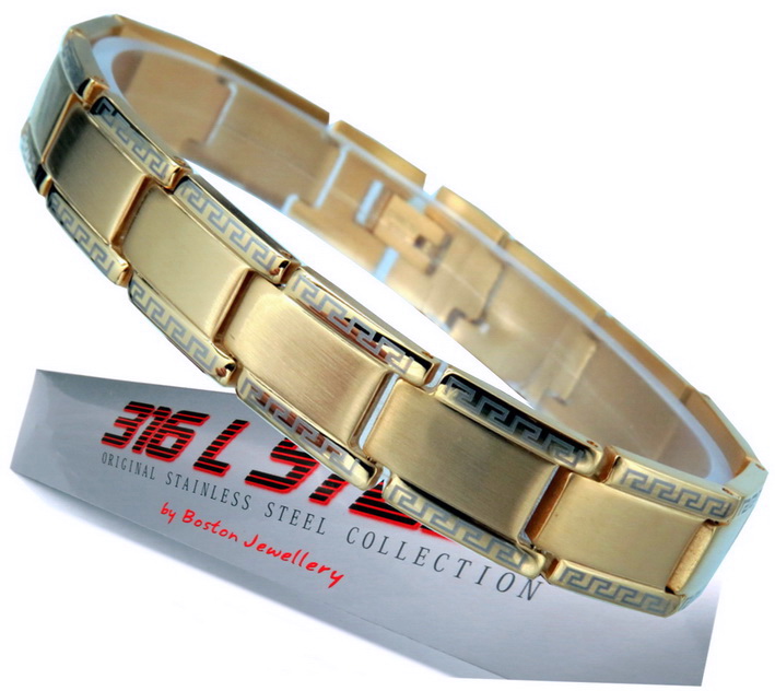 Mega Gold Bracelet Pánske náramky 316L