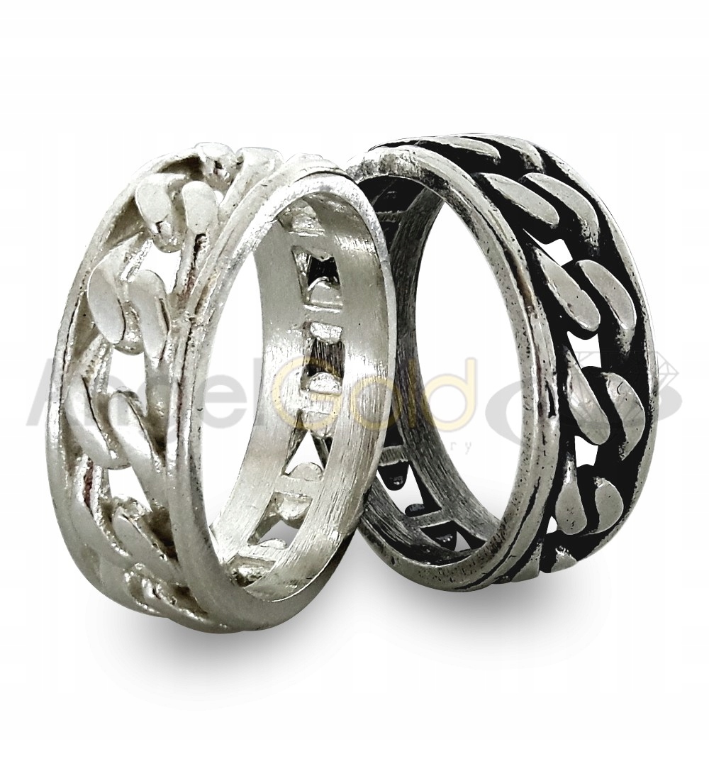 Pánsky snubný prsteň Silver 925 Braid